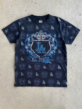 00s Y2k Real City LA AOP Tee